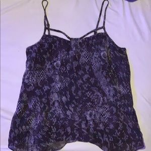 Snakeskin guess tank